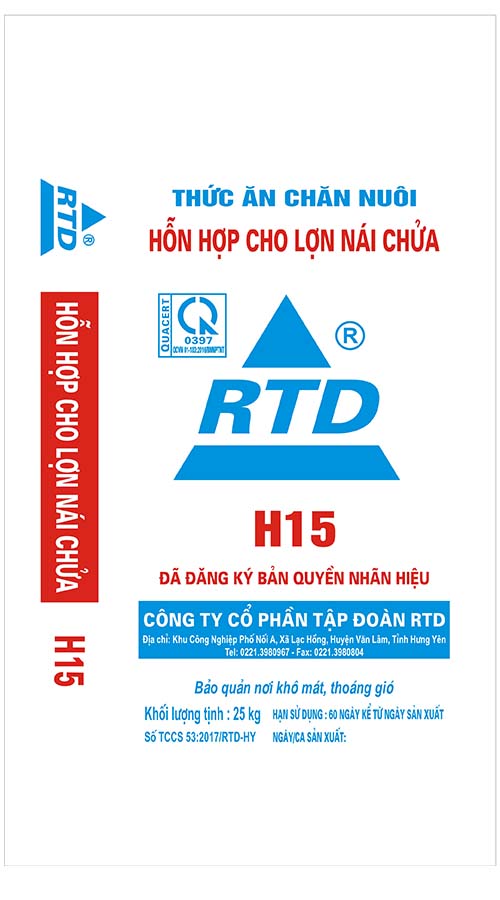 H15 hỗn hợp cho lợn nái chửa