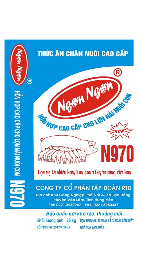 N970 hỗn hợp cao cấp cho lợn nái nuôi con